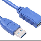 USB A 3.0 - USB A jatkokaapeli / 0,5 m - pikkukuva 2