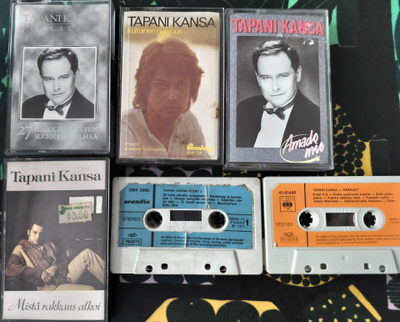 TAPANI KANSA-KULTAINEN NUORUUS ym - 6 Kasettia