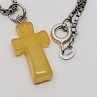 Meripihka ristiriipus hopeaketjulla 925 - pikkukuva 2
