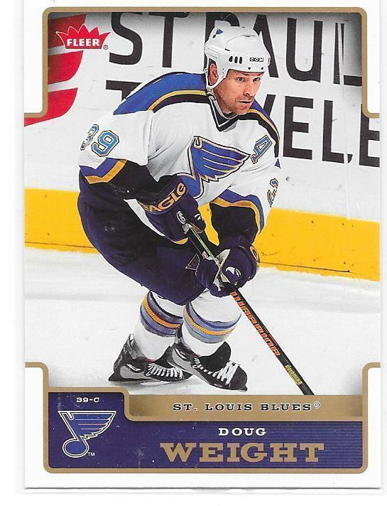2006-07 Fleer #168 Doug Weight St Louis Blues