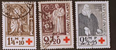 1933 Punainen Risti - leimattu sarja