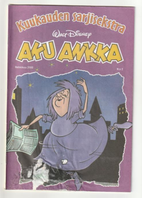 Aku Ankka Kuukauden Sarjisekstra 2000 Helmikuu