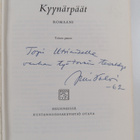 Jussi Talvi : Kyynärpäät (signeerattu, tekijän omiste) - pikkukuva 2