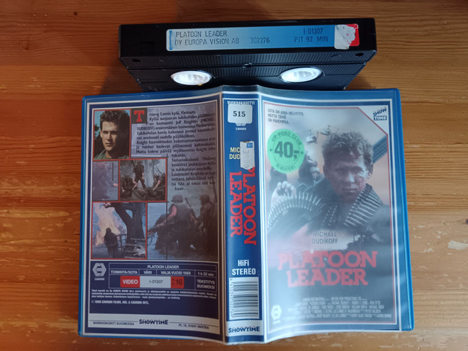 Platoon leader vhs