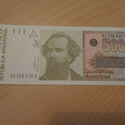 ARGENTIINA 500 ARS - pikkukuva 1