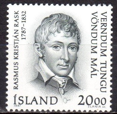 (SA0588) ICELAND, 1987 (Icelandic Language. Rasmus C. Rask)