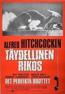 Elokuvajuliste: Täydellinen rikos (Alfred Hitchcock)