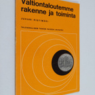 Juhani Ristimäki : Valtiontaloutemme rakenne ja toiminta - pikkukuva 1