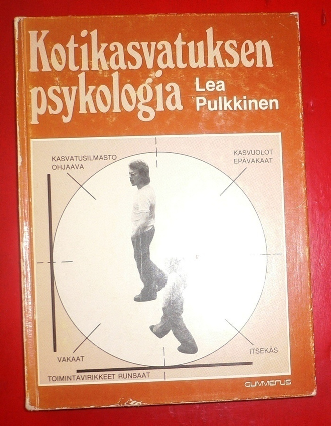 Lea Pulkkinen : Kotikasvatuksen psyklogia 1977 1.p.