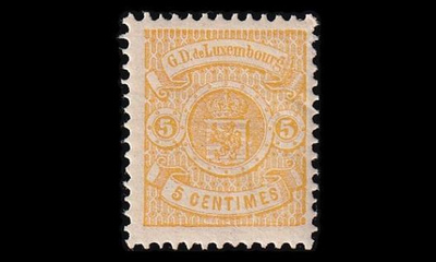 Luxemburg 39D ** Vaakuna 5 C (12½) (1880)