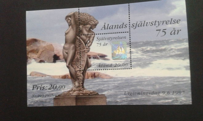 åland 1997 ahvenanmaan itsehallinto 20mk**