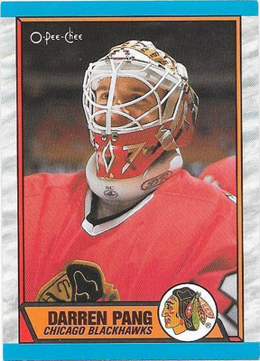1989-90 OPC #31 Darren Pang Chicago Blackhawks MV