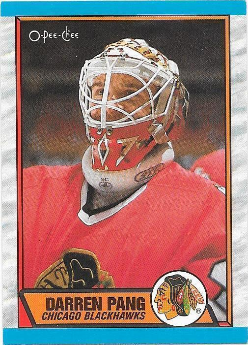 1989-90 OPC #31 Darren Pang Chicago Blackhawks MV