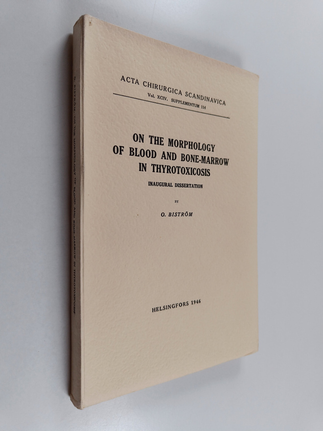 O. Biström : On the morphology of blood and bone-marrow i...