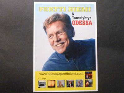 PERTTI NIEMI &TANSSIYHTYE ODESSA Fanikortti.