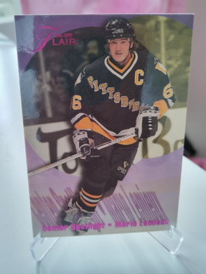 1994-95 Fleer Center Spotlight Mario Lemieux