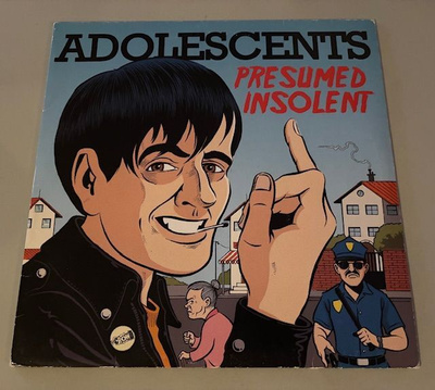 Adolescents – Presumed Insolent LP *Blue