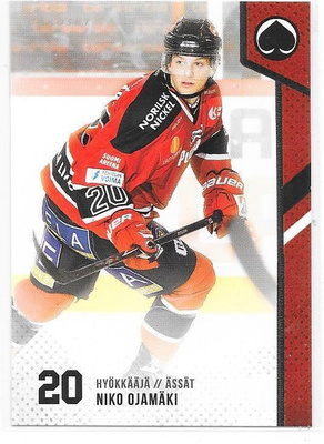 2014-15 CardSet #331 Niko Ojamäki Ässät