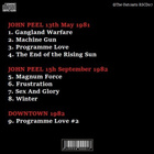 THE OUTCASTS radio sessions 1981-82 ...belfast - pikkukuva 4