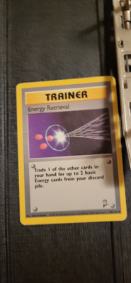 Energy Retrieval #110 Base Set 2 Uncommon Pokemon CCG card