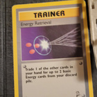 Energy Retrieval #110 Base Set 2 Uncommon Pokemon CCG card - pikkukuva 1
