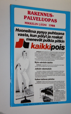 Rakennuspalveluopas : Mikkelin lääni 1988
