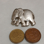 Vintage Onni Norsu solki Elephant rintakoru rintaneula - pikkukuva 5