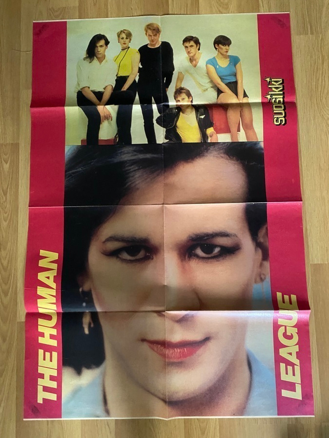 The Human League juliste ja tarra