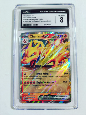 Charizard ex - Black Star Promo 161 Holo CGC 8