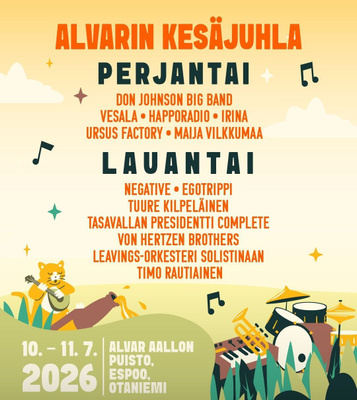 Alvarin Kesäjuhla 2 päivää liput x2