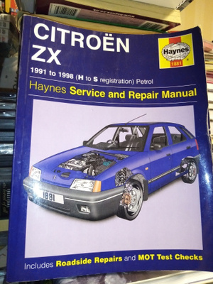KORJAUSOPAS  CITROEN ZX  1991-1998  HAYNES