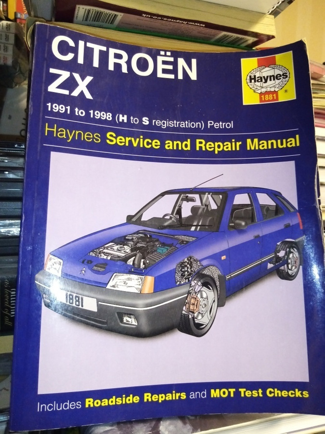 KORJAUSOPAS  CITROEN ZX  1991-1998  HAYNES