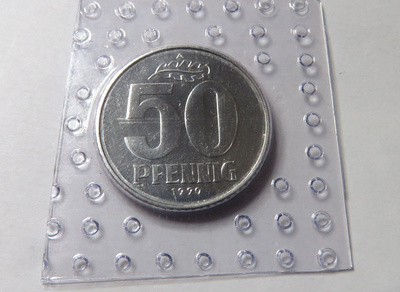 Saksa/DDR 50 pfennig 1990