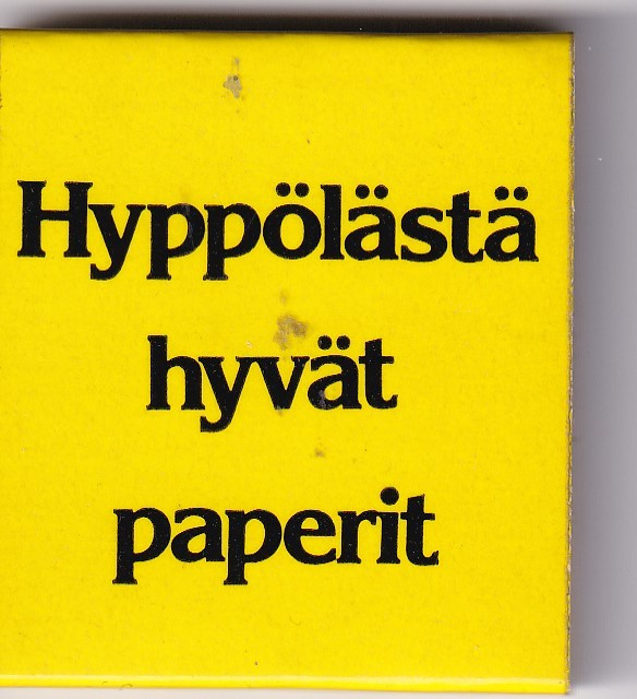 Helsinki,  Hyppölä Oy ,  Mainostikku Hamina  b670