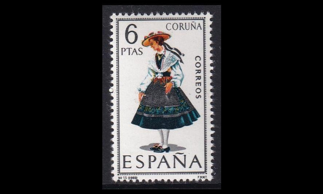 Espanja 1739 ** Kansanpukuja Coruña (1968)