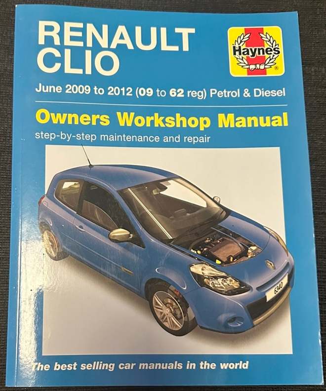 Haynes 6340 Renault Clio 2009 - 2012 korjausopas