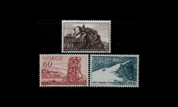 Norja 561-3 ** Turismiyhdistys 100v (1968)