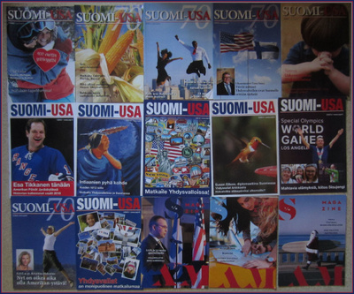 22 kpl SUOMI - USA seuran lehtiä vuosilta 2014-2019