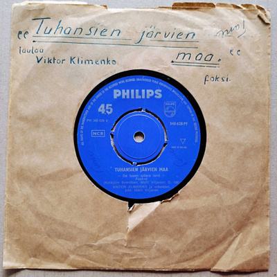 VIKTOR KLIMENKO: Tuhansien Järvien Maa – 7” 1963, ei KK
