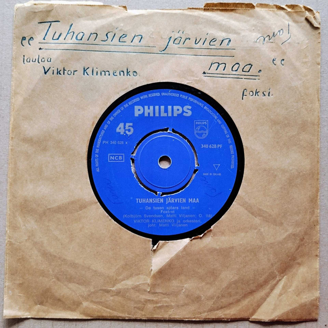 VIKTOR KLIMENKO: Tuhansien Järvien Maa – 7” 1963, ei KK