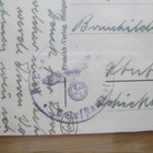 Saksa, kenttäposti kortti vuodelta 1943 leimoin - pikkukuva 3