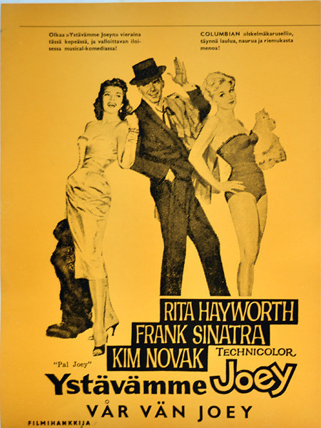 Elokuvajuliste: Ystävämme Joey (Hayworth, Sinatra, Novak)