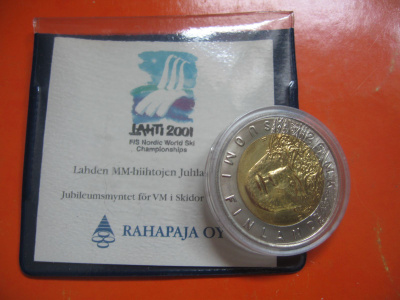 25 mk juhlaraha Lahden MM-hiihdot - 2001