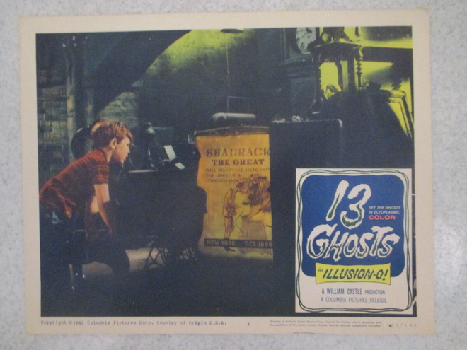 13 KUMMITUSTA (William Castle, 1960) - aulakortti #4