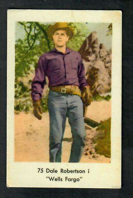 Keräilykuva - Dale Robertson 75 "Wells Fargo"
