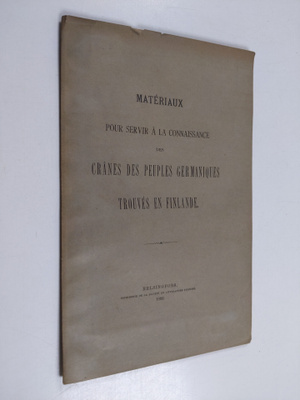 K. Hällsten : Materiaux pour servir a la connaissance des...