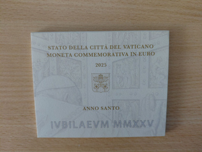 Vatikaani 2 euro juhlaraha Anno Santo 2025