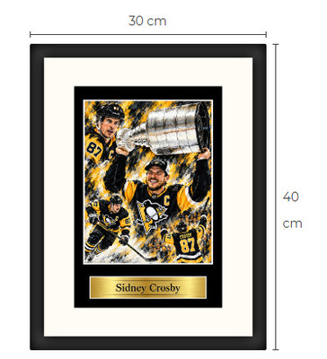 Uusi Sidney Crosby Pittsburgh NHL art print Limited Edition