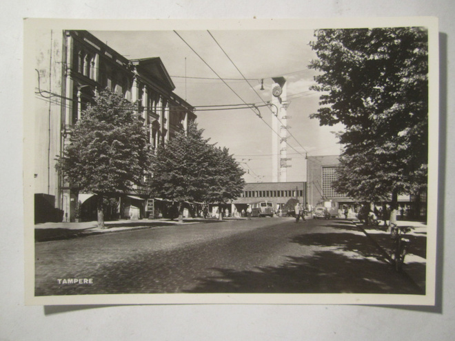 VANHA Postikortti Tampere 1950-l Alkup.Mallikappale