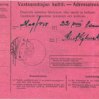POSTILÄHETYS OSOTEKORTTI BERGHÄLL-HÖGFOSS - pikkukuva 2